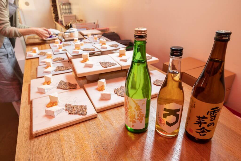 Impression Sake & Chesse Pairing Event im Zum Kuss, Basel.